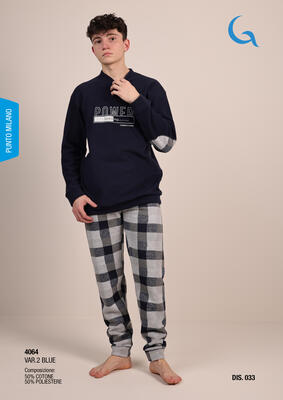 PIGIAMA RAGAZZO M/L 4064 Ingrosso Pigiami 0/16 Anni Tellini S.r.l.